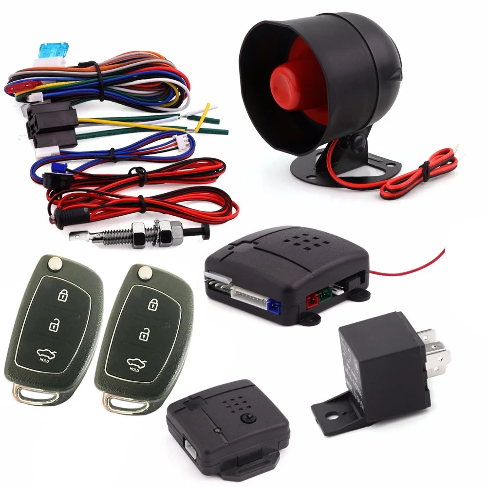 

4 комплекта автомобильной сигнализации с дистанционным управлением 12 В, умная система охранной сигнализации, система безопасности, блокиру...