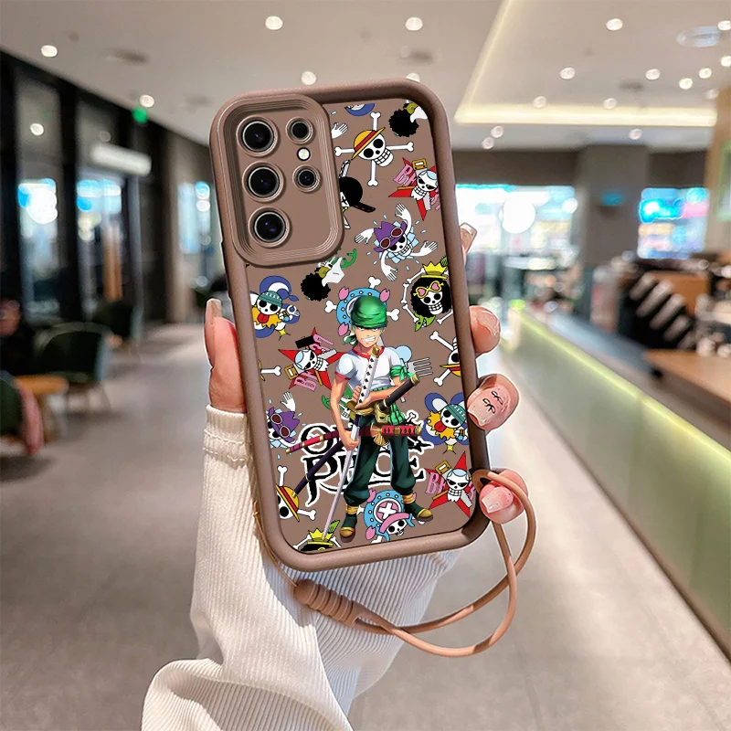 Чехол O-One P-Piecee Eyes с веревкой для Xiaomi 12T 11Lite 14 Poco F5 F4 2 X5 4 3 M3 Redmi 9AC 10AC Prime Funda мягкий