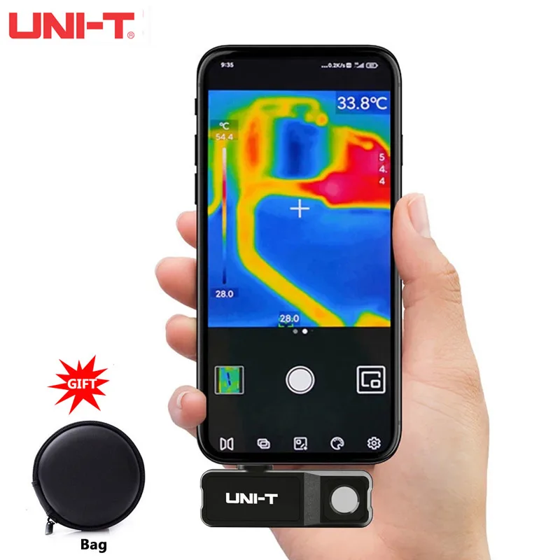 

UNI-T UTi120M UTi260M Mobile Phone Infrared Thermal Imager Thermometer Industrial Inspection Thermal Camera for Android Type-C