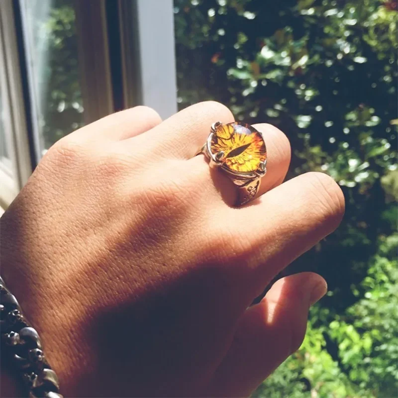 ZABRA стерлингового серебра 925 регулируемое желтое кольцо с кубическим цирконием