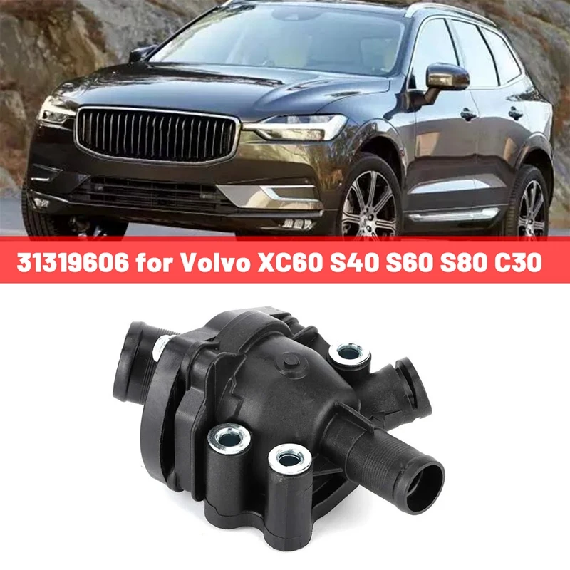 

31319606 Coolant Thermostat Manual Radiator Car Coolant Thermostat Car For Volvo XC60 S40 S60 S80 C30