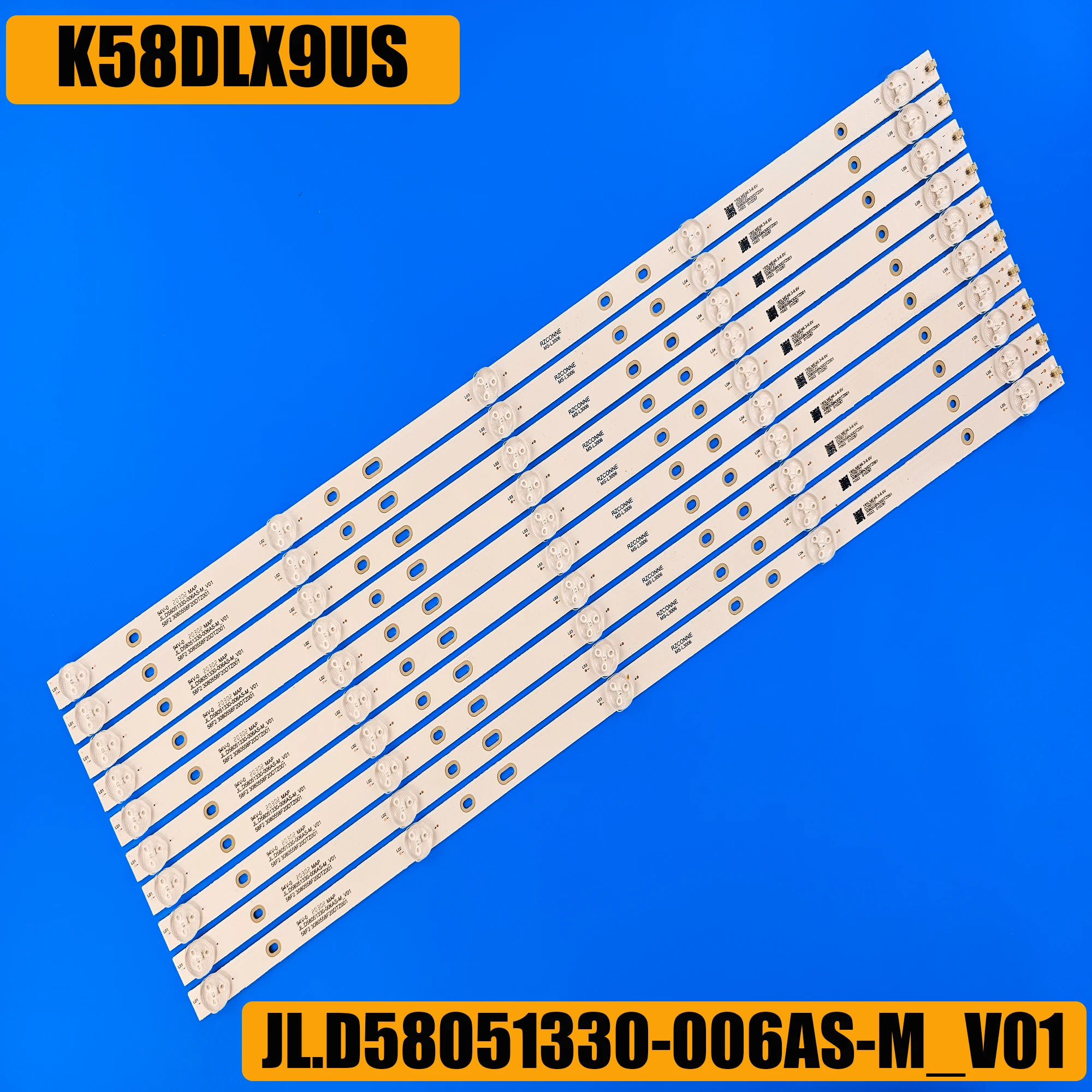 Светодиодная подсветка для K58DLX9US K58DLX11US 58PU55STC-SM CX580DLEDM JL.D58051330-006AS-M_V01 58F2 3080558F20DTZ001 308055819ndtz001 MS-L3006 V2