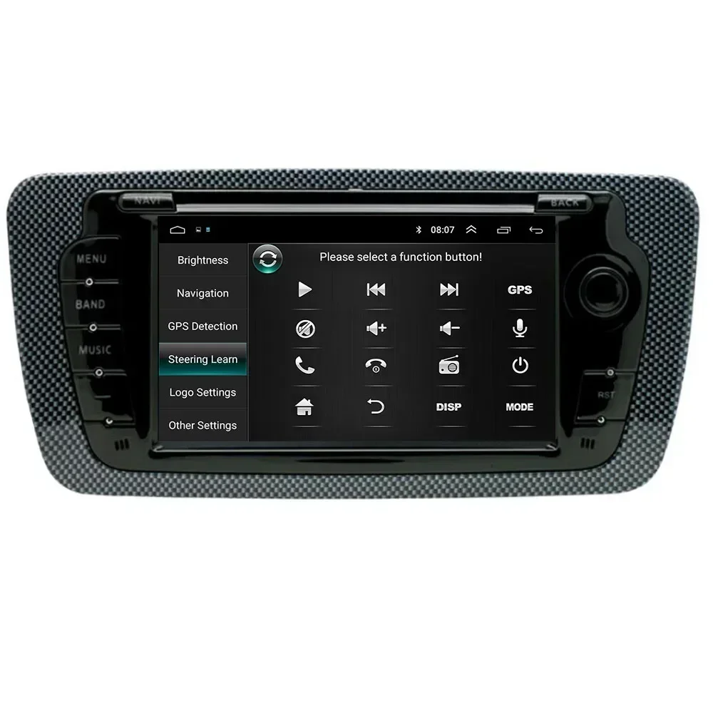 Автомобильное радио Android 13 для Seat Ibiza 6j 2009 2010 2012 2023+ MK4 FR GPS-навигация 2 Din-экран Аудио