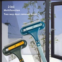 2 in 1 window screen cleaner brush squeege mesh screen cleaner clean screen window dust car home multifunctional cleaning tool