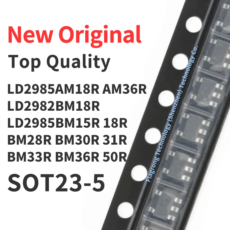 

10 шт. LD2985AM18R AM36R LD2982BM18R LD2985BM15R 18R BM28R BM30R 31R BM33R BM36R 50R SOT23-5 чип IC новый оригинал