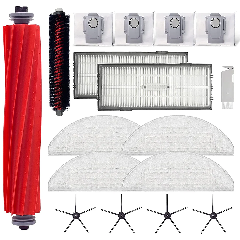 

Roller Side Brushes Filters Accessories Kit Compatible With S7 MaxV Ultra/S7 MaxV Cordless Vacuum Cleaner Dust Bags Mop