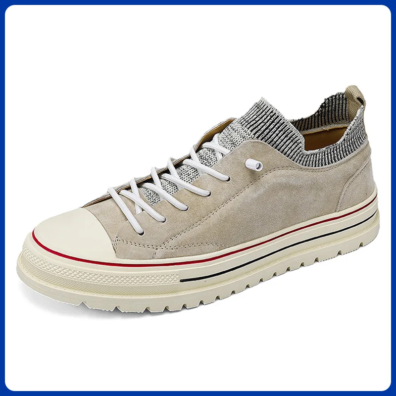 

Men's Leather Casual Shoes Luxury Designer Loafers Tennis Trainers Platform Fashion Male Sneakers Walking Outdoor Shoes For Men