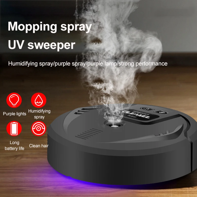 

Auto Disinfection Smart Sweeping Robot Vacuum Cleaner Floor Suction Sweeper Mop Robot Sweeper Dragging Robot