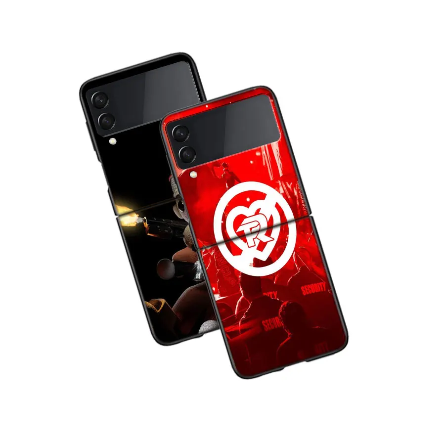 Рэпер JOP Fuerza Regida Чехол для Samsung Z Flip 6 5G Coque Galaxy ZFlip 5 4 3 Черный ПК Жесткий чехол