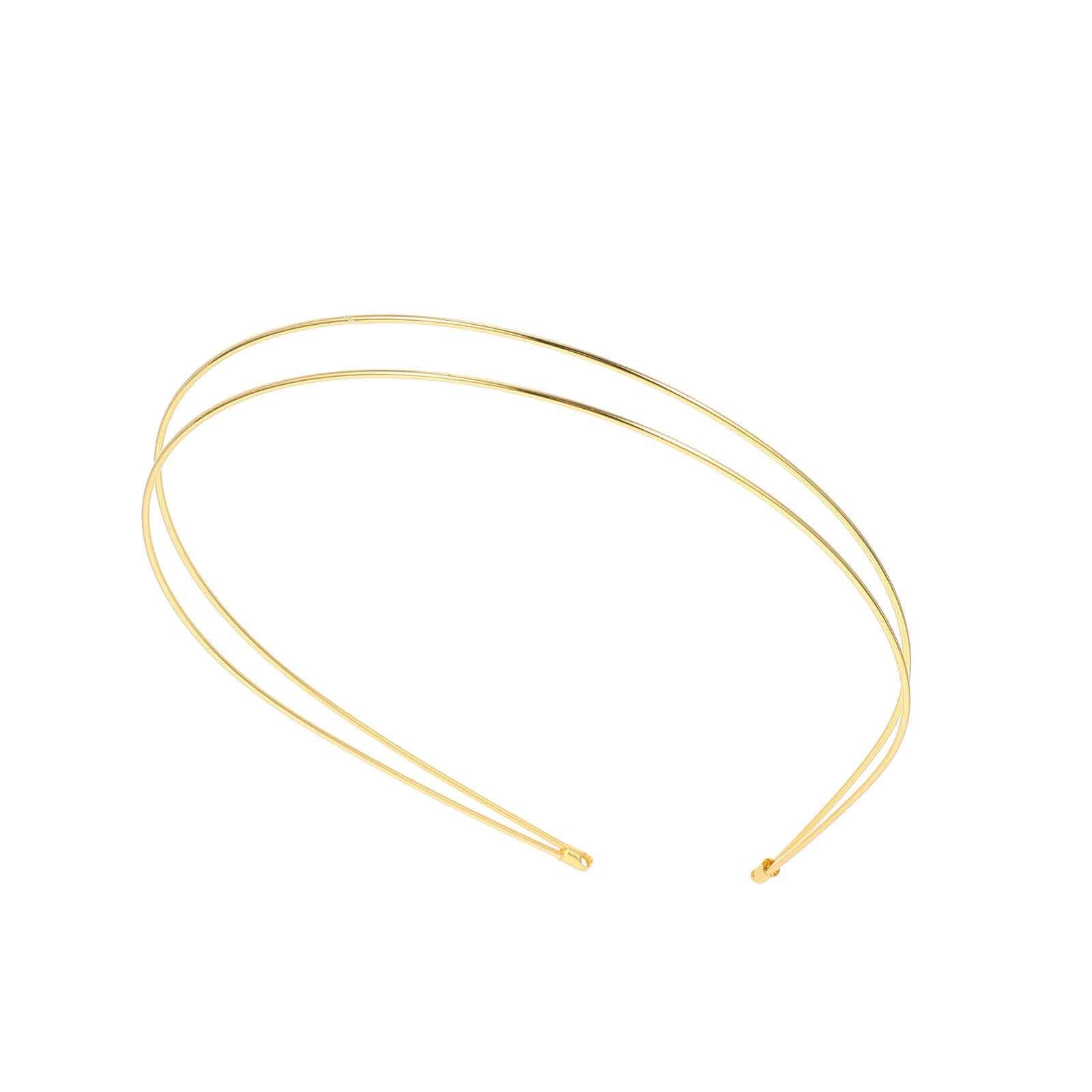 

Dual Earphones Woman Headdress Accessory Dual-layer Headband Retro Style Hairband