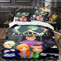 aphmau bedding set single twin full queen king size kawaii aphmau bed set aldult kid bedroom duvetcover sets 3d anime 036