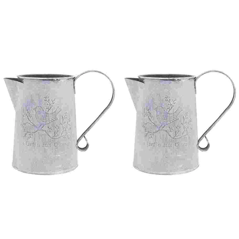 

2 шт. шикарная креативная Изысканная посуда для цветов контейнер для цветов в стиле ретро ваза для цветов