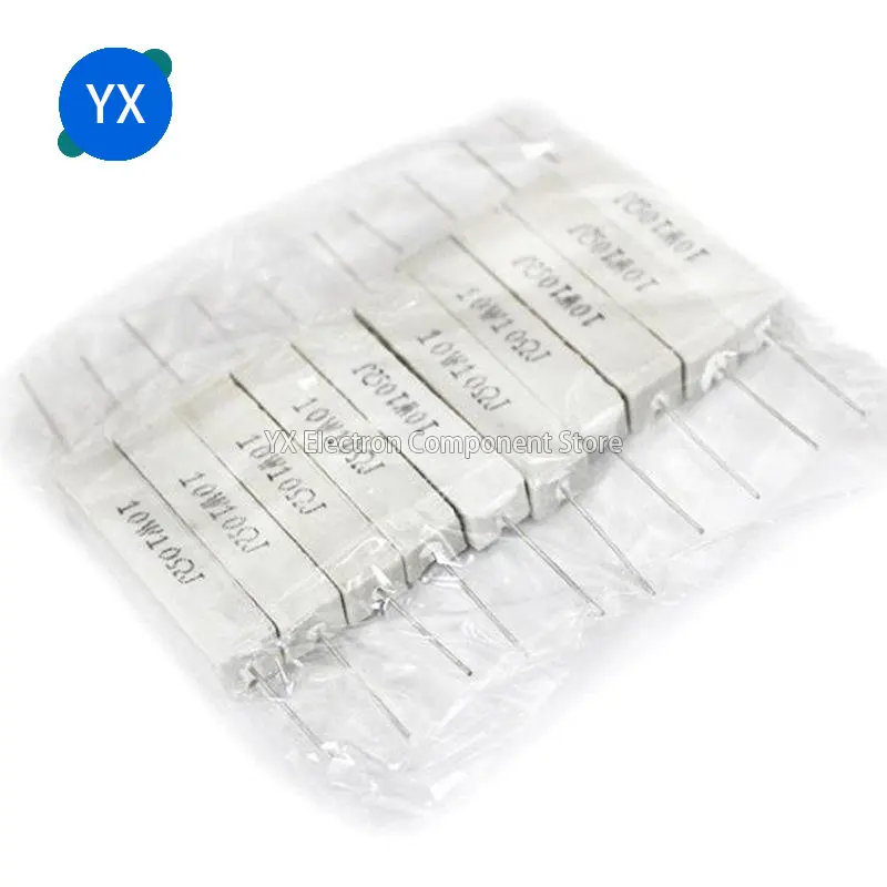 

10pcs 10W Cement Resistor Power Resistance 0.1~10K 0.1R 0.5R 1R 10R 50R 0.22 0.33 0.5 2 5 8 10 15 20 25 30 100 150 1K 2K 3K ohm