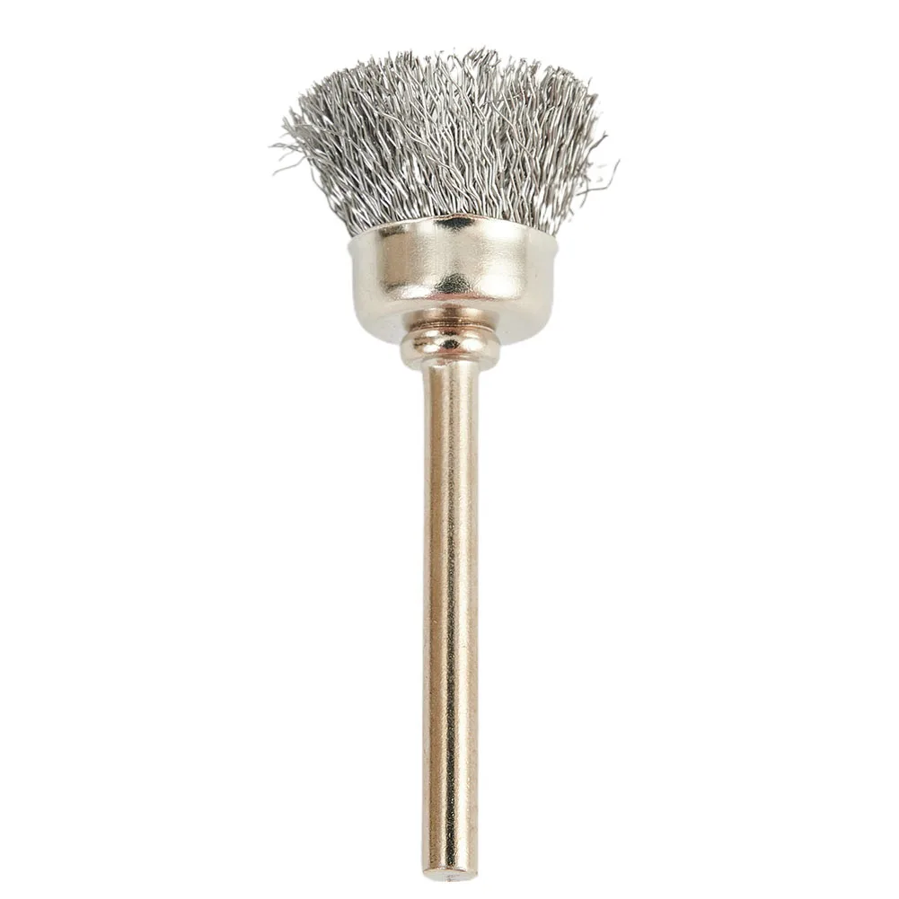 

9x Stainless Steel Wire Brush Wire Wheel Rotary Tool Rust Removal Grinding Dusting Deburring Polishing Brushes Grinder New