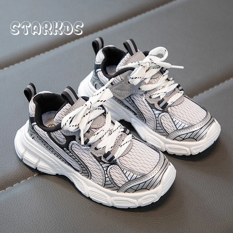 Child Sneakers Plus Size Kids Sport Shoes 2023 Spring New Fashion Chunky Sole Tennis Boys Girls Casual Sporty Mesh Zapatos enlarge