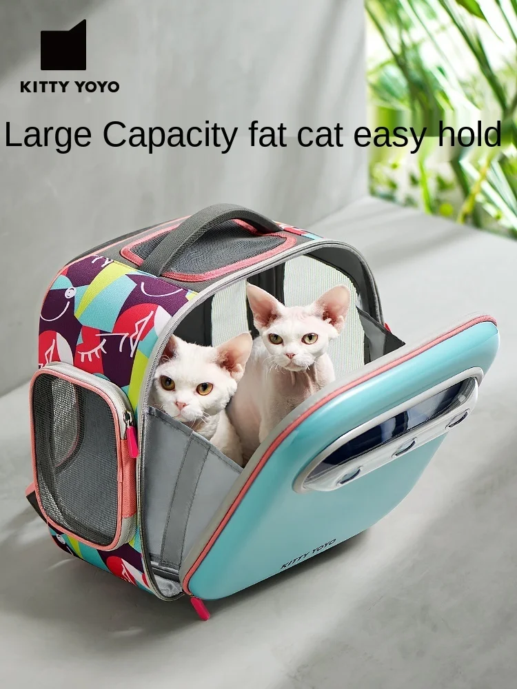 

Cat Bag Cat Outing Portable Pet Box Large Capacity Carrying Cat Nest Backpack