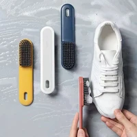 multi purpose cleaning brush stain remover long soft bristle shoe washing brush suspended bathroom shoe do not damage domestic