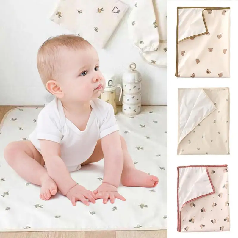 

Baby Urinary Pad Baby Essentials Mattresses Cover Portable Play Mat Waterproof Crawling Mat Breathable Overnight Sheets