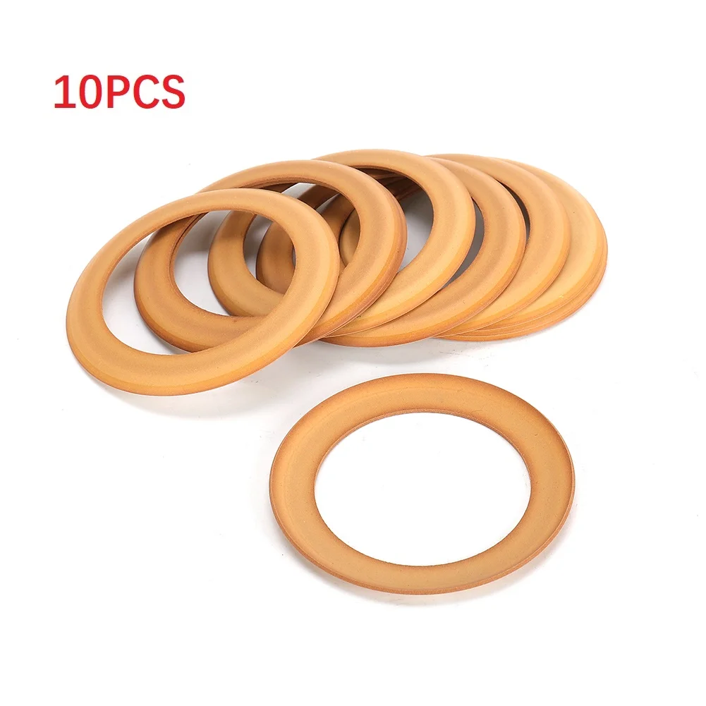 

10pcs Pump Piston Rings Rubber Insulated For 1100w Oil-Free Silent Air Compressor Accessories 48 X 68 X 1.0 Mm