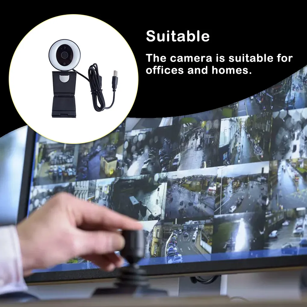 

USB-веб-камера с автофокусом и шумоподавлением, 2K 1080P