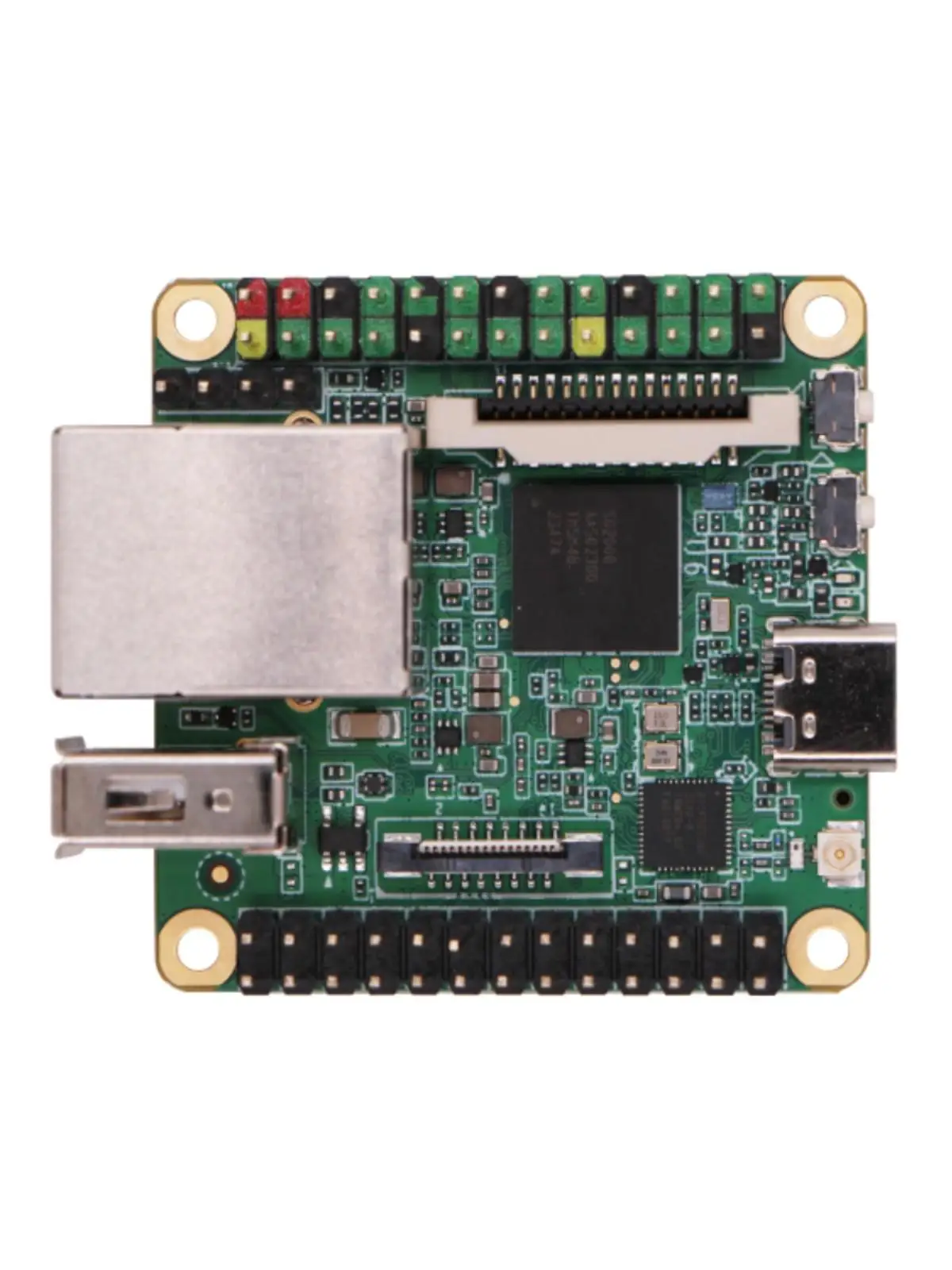 Молоко-V Duo S - Mini RISC-V/ARM SBC Sophgo SG2000 512 МБ ОЗУ 8 Гб eMMC 0 5 T NPU WiFi 6/BT5 Dual MIPI CSI DSI 100M RJ45