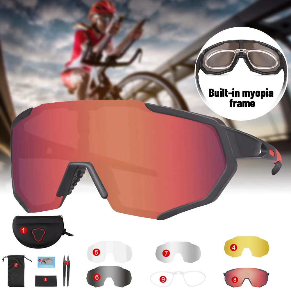 

Polarized Riding Glasses Road Bike Mtb Riding Glasses Bicycle Sunglasses Mountain Bike Riding Goggles Sports Cycling Accessories