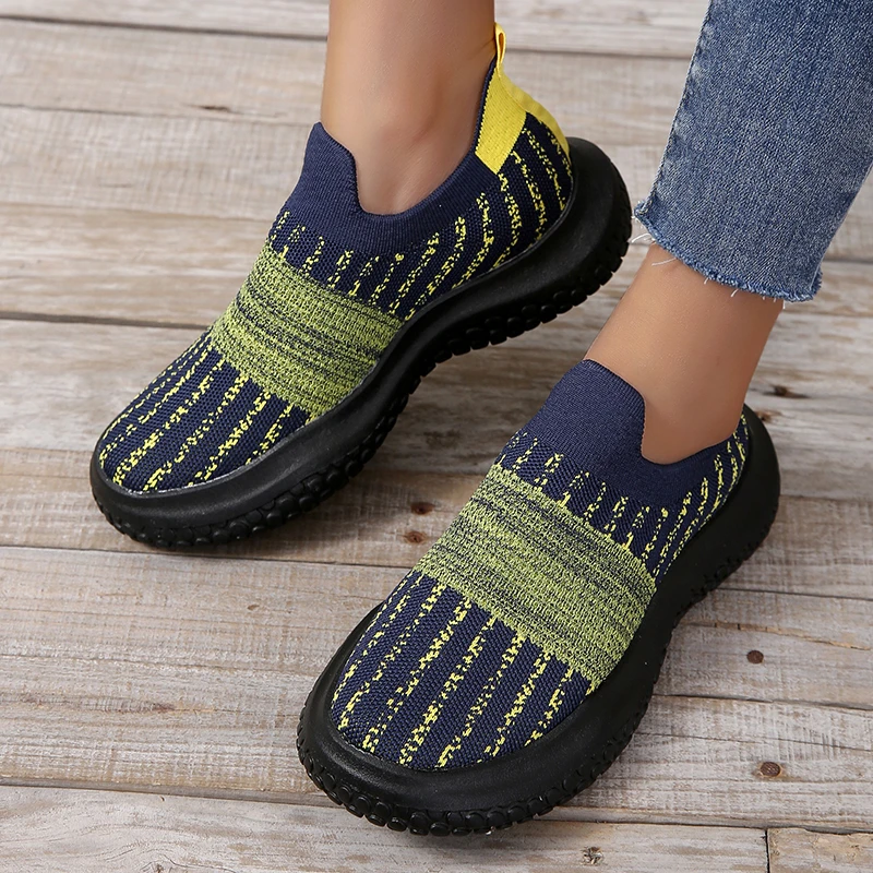 

Лидер продаж, женская обувь, Новинка осени 2022, модная женская обувь с круглым носком на толстой подошве