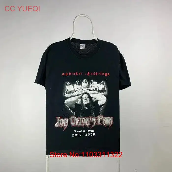 Болеутоляющая футболка Jon olivas рок-группы металлический размер большой
