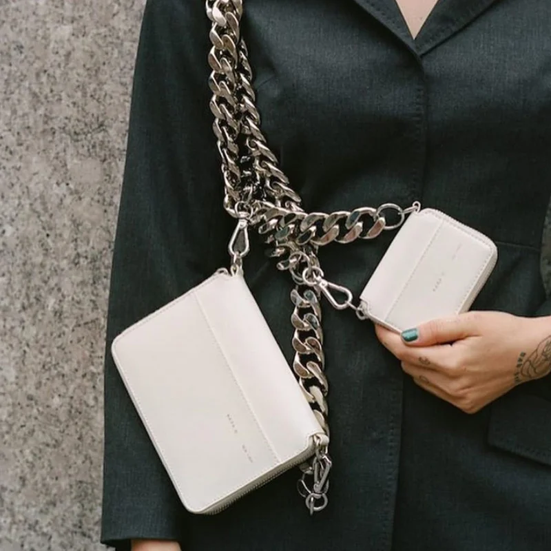 Популярная сумка-кошелек через плечо новинка 2022 модная индивидуальная Толстая