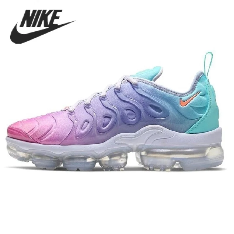

New Arrival 2021 Nike Air VaporMax Plus TN Women Men's Pastel Running Shoes Authentic All Black Outdoor Sneakers 36-45