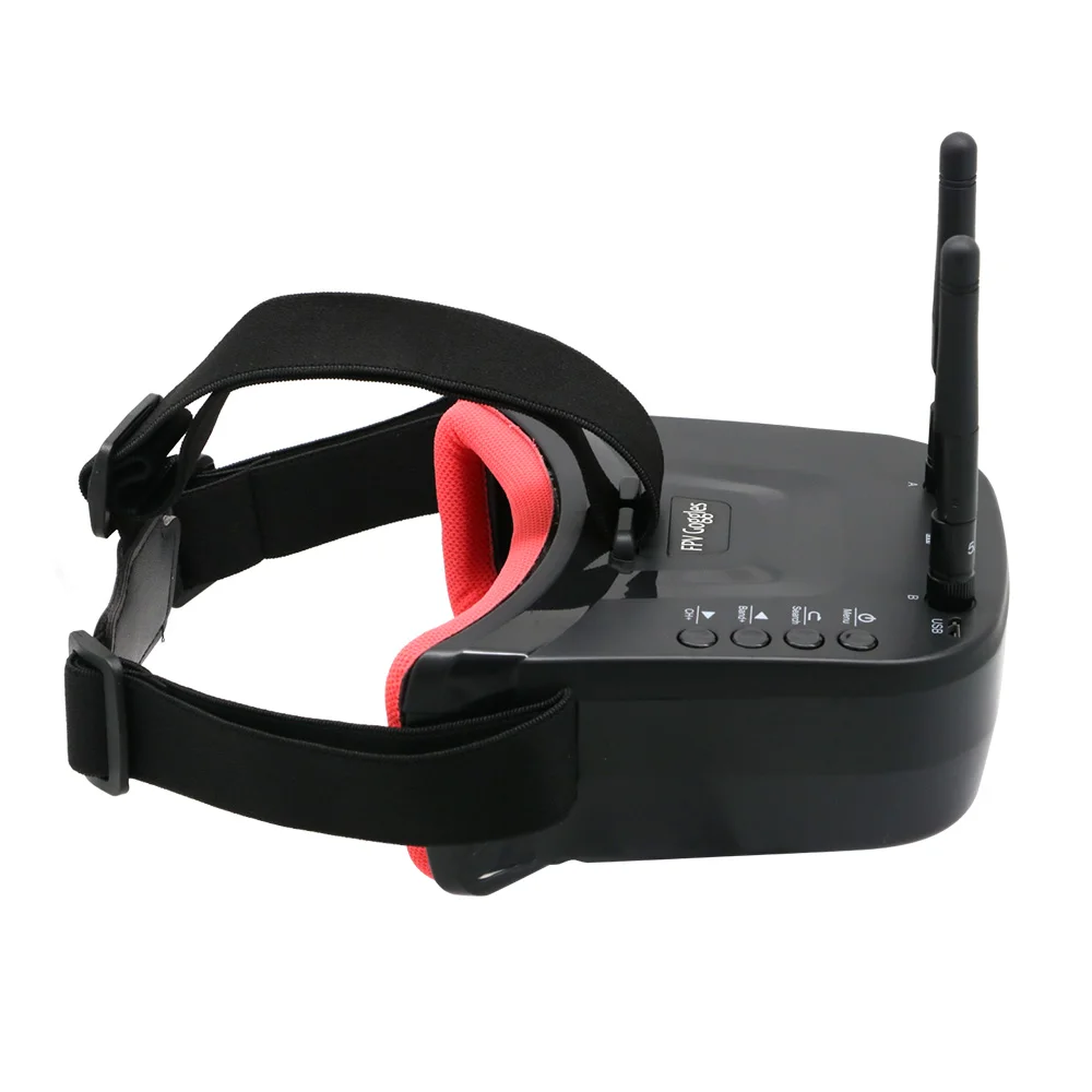 Фото Очки FPV CarrySimpleEachine VR009 с автопоиском, 5.8G, 40 каналов, двойные антенны, 3.0-дюймовый LCD-экран 480*320, LiPo-аккумулятор №2