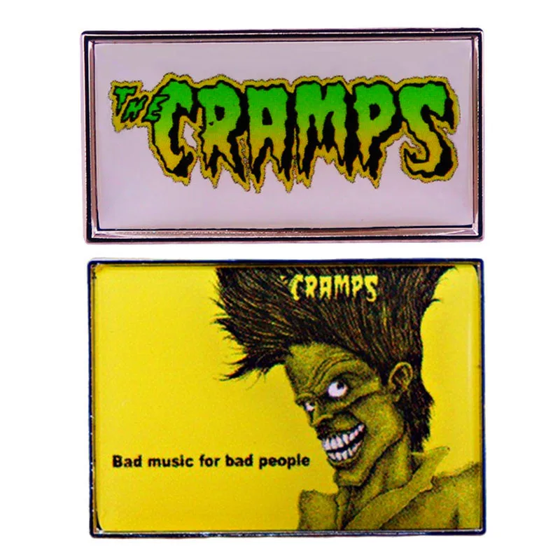 Значки в стиле рок-группы, имитация замкнутой кожи, Значки для лацканов, Значки из твердого металлического сплава, украшения для украшения куртки, ювелирные изделия