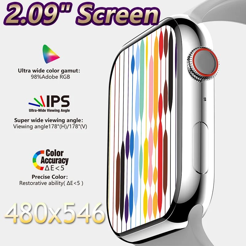 

2.09" DM10 MAX Smart Watch 2022 Wireless Charge Smartwatch Bluetooth Call 480*456 Men Women Fitness Bracelet Custom Watch Face