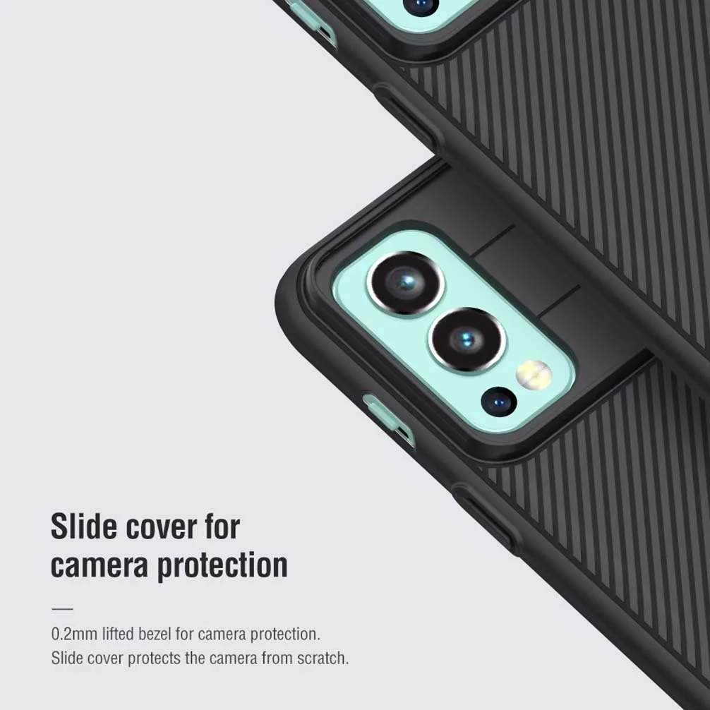For OnePlus Nord CE 5G Case NILLKIN CamShield Case Slide Lens Anti-fall Protection Cases For OnePlus Nord 2 5G Back Cover