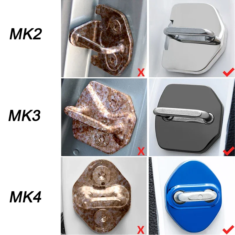 4 шт. защитные аксессуары для дверей автомобиля Ford Focus 2 2005-2013 Fiesta Kuga Escape