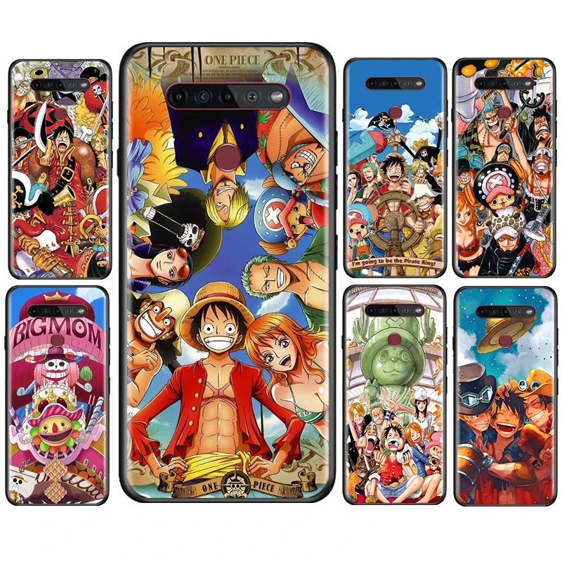 

Popular Anime One Piece For LG K92 K42 K22 K71 K61 K51S K41S K30 K20 2019 Q60 V60 V50 S V40 V30 G8S G8 X Black Phone Case