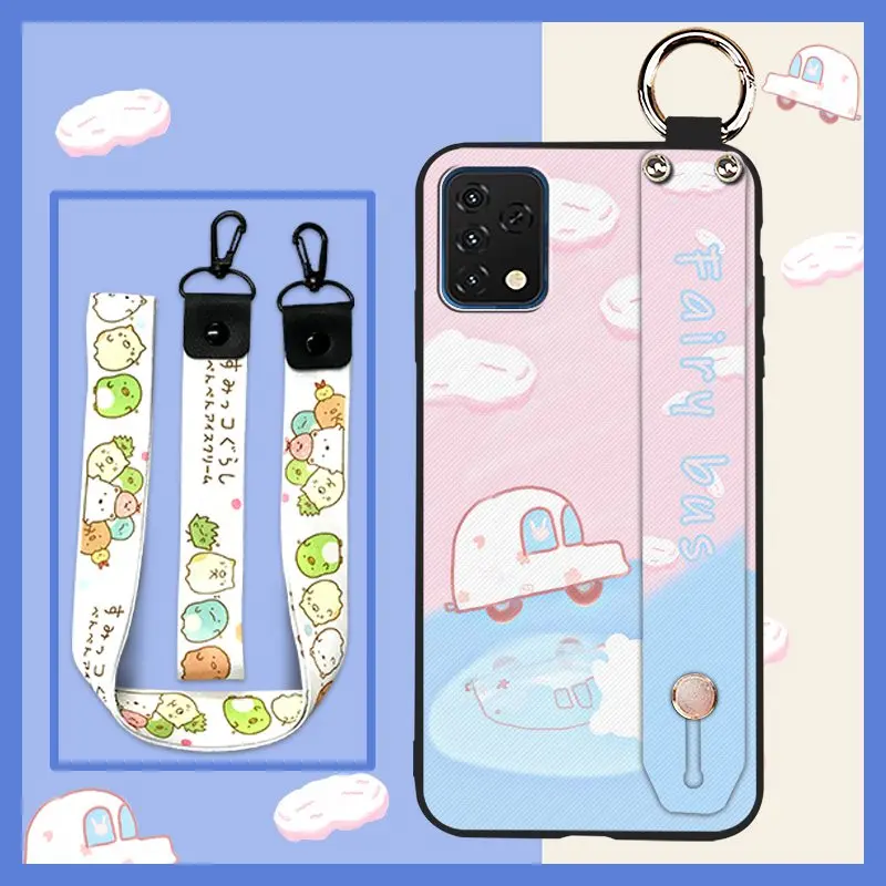 ring anti dust phone case for umidigi a11s dirt resistant soft lanyard wristband kickstand original free global shipping