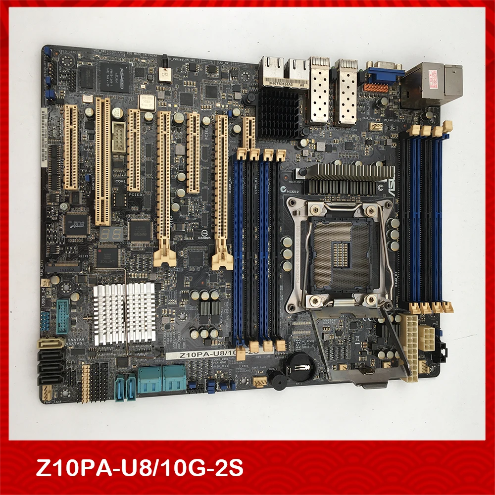 Workstation Motherboard For ASUS Z10PA-U8/10G-2S 2011-3 C612 DDR4 Fully Tested Good Quality