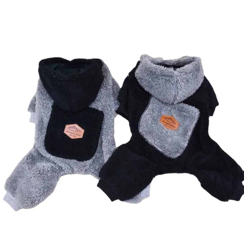 

Pet Dog Clothes Winter Super Warm and Thick Fleece Small Dog Coat French Bulldog Chihuahua Clothing Dachshund Yorkshire Hoodie