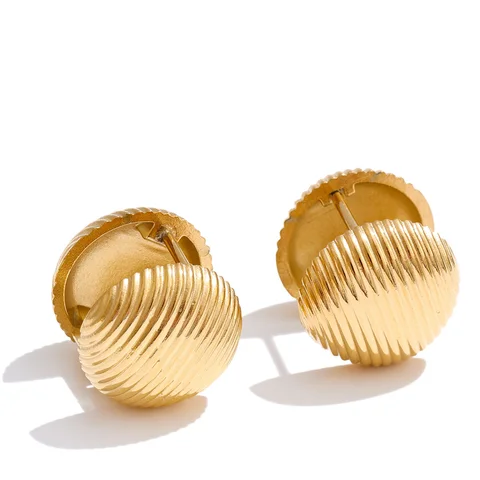 Серьги-кольца Yhpup сердечком