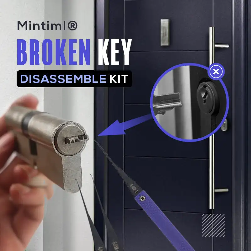 

Набор для разборки сломанных ключей, слесарные инструменты, легко Вынимаемые сломанные ключи из блокировки, набор инструментов для ремонта