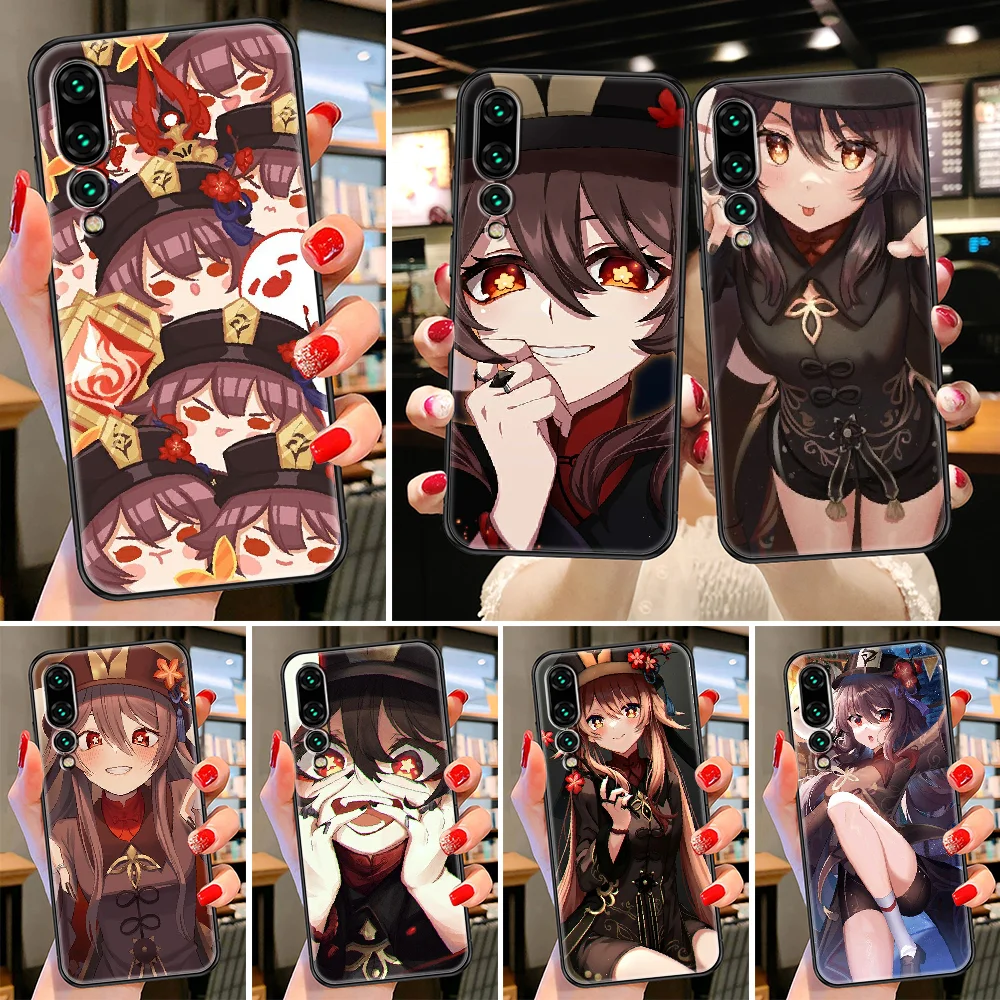 

Чехол для телефона Genshin Impact huta для Huawei P Mate P10 P20 P30 P40 10 20 Smart Z Pro Lite 2019, черный красивый чехол, художественный чехол