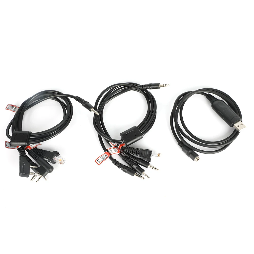 Car Radio 8 in 1 Programming Cable for Motorola PUXING BaoFeng UV-5R for Yaesu for Wouxun Hyt for Kenwood