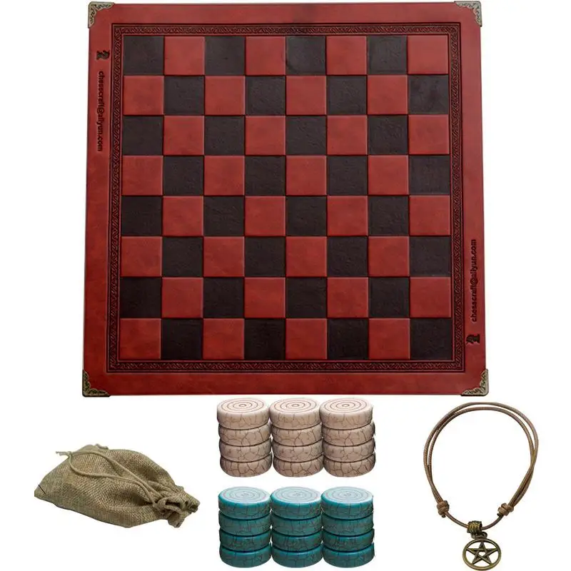 

Stone Board Game Giant Checkers Set Home Party Board Game Toys With Bag Kids Checkers Board Games Gift For Christmas Birthday