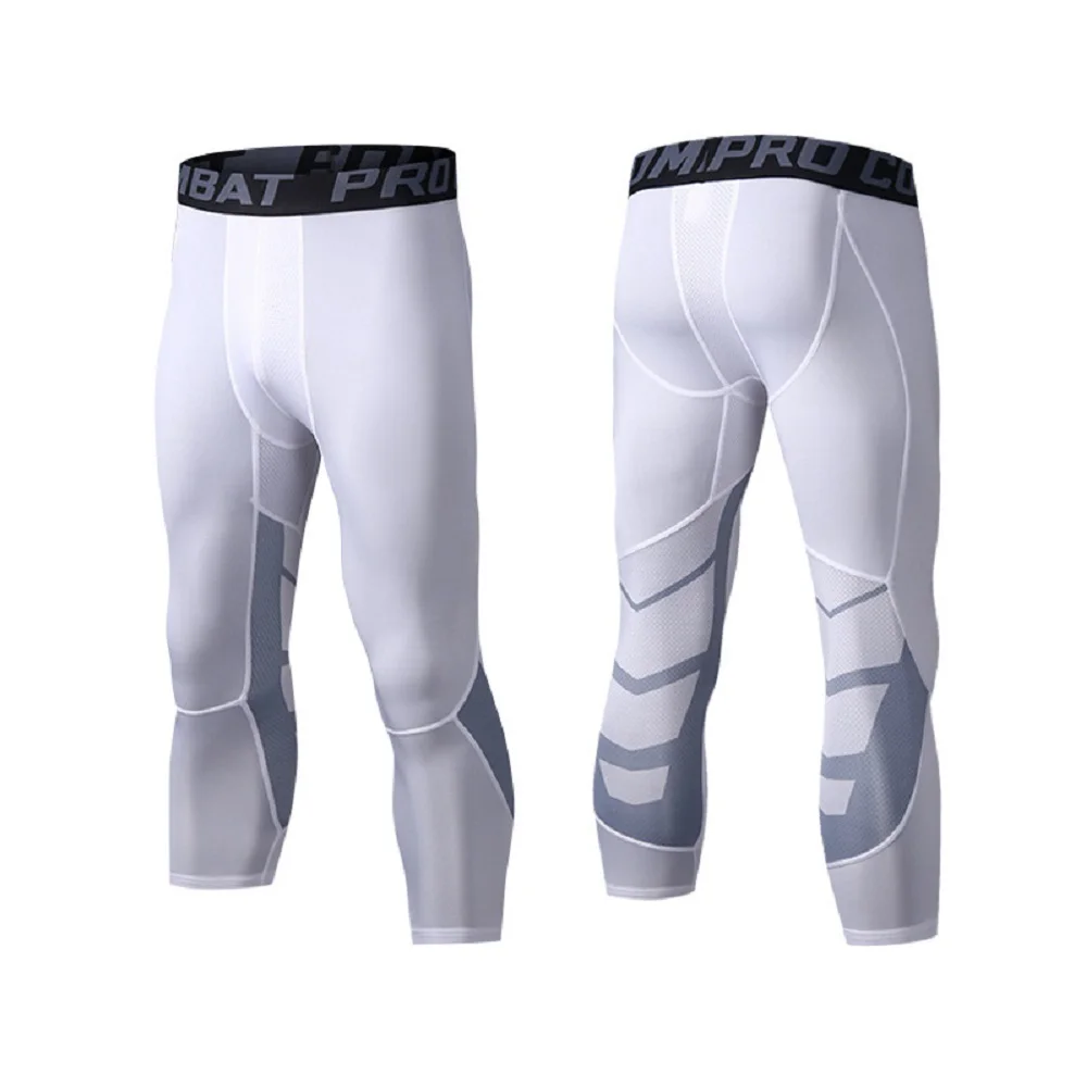 

Stretch Waist 2022 Boxing Basketball Protect Knee Long Pants Of Man Chic Crochet Quick Dry Legging Fashion Gym