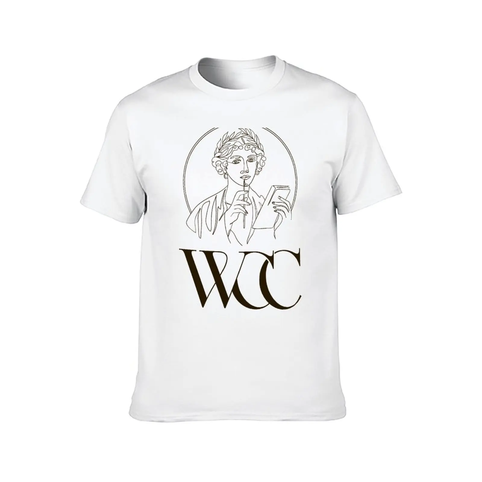 Фото Футболка WCC Sappho (темный принт), забавные футболки, мужская футболка, мужская хлопковая футболка №2
