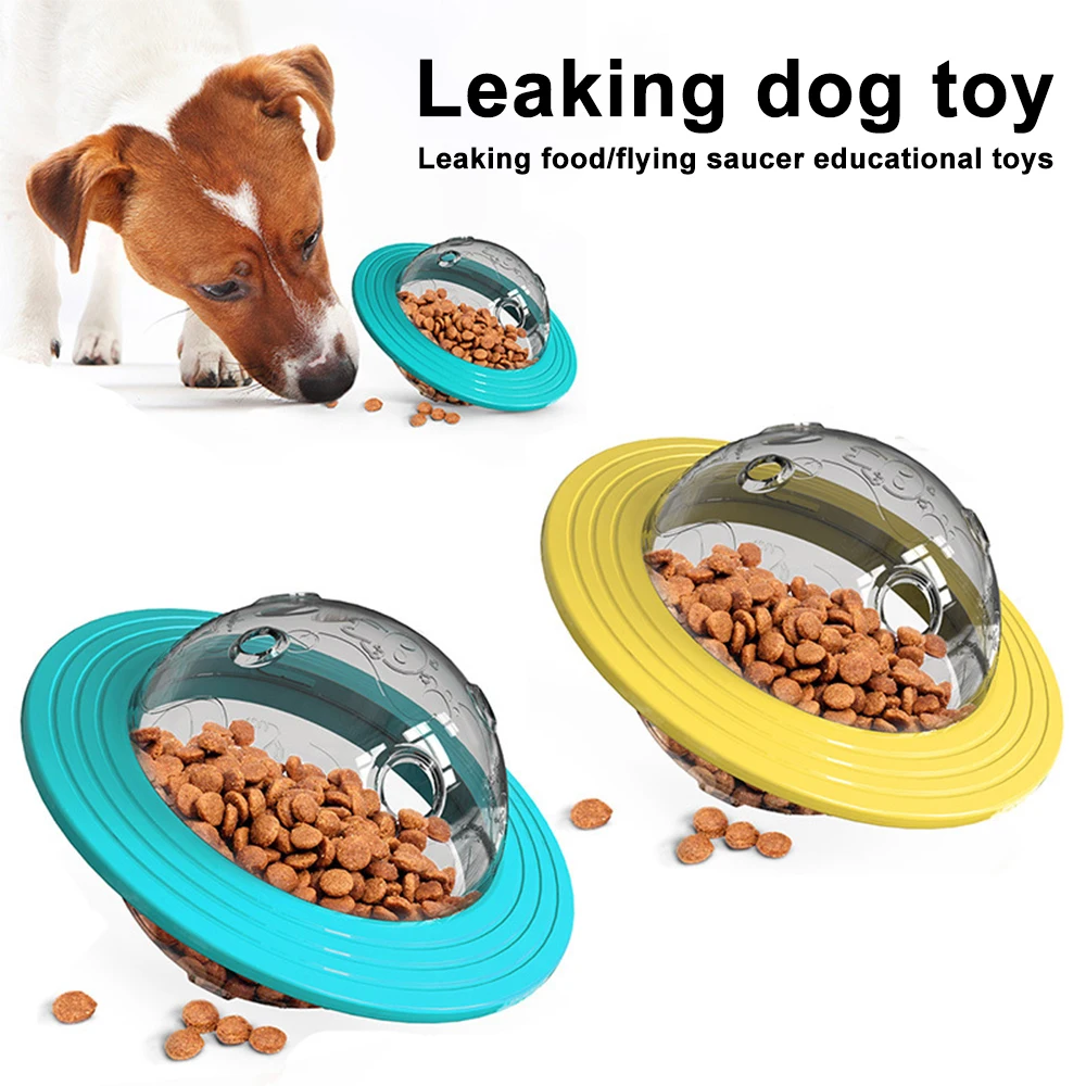 

Летающая тарелка, игра для собак, летающая планка, интерактивная обучающая игрушка для щенка, герметичная медленная кормушка, кухонная утварь для домашних животных