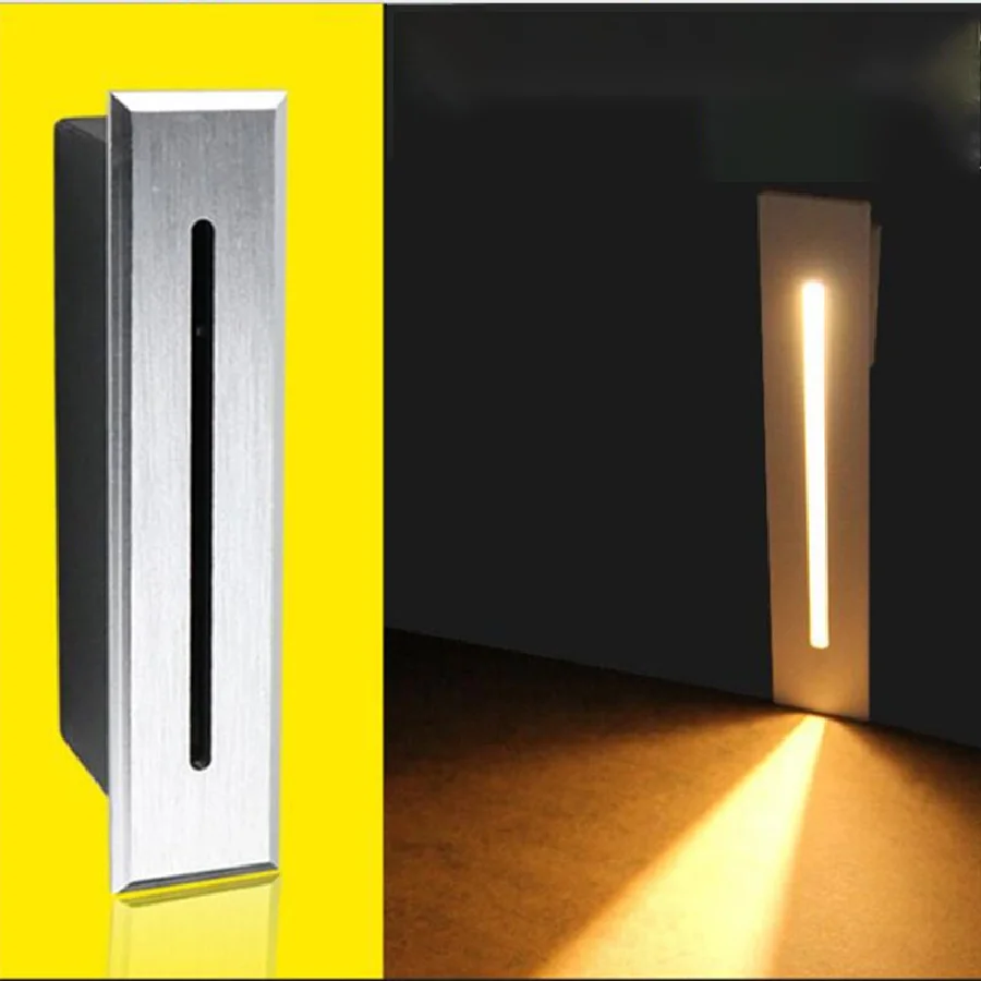 

Индукционная лампа для ног, встроенная настенная лампа в коридор, угловой настенный светильник, комнатное освещение, декоративная лампа дл...