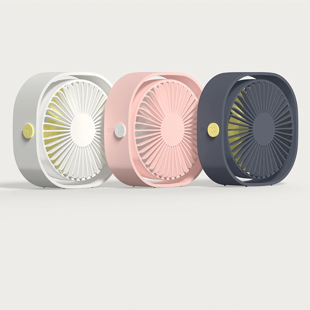 

Мини настольный электрический вентилятор, портативный USB 5 В, бесшумный вентилятор для кемпинга, ручной вентилятор с вращением на 360 градусов, 3 скоростной воздушный охладитель для домашнего автомобиля, студенческого ноутбука