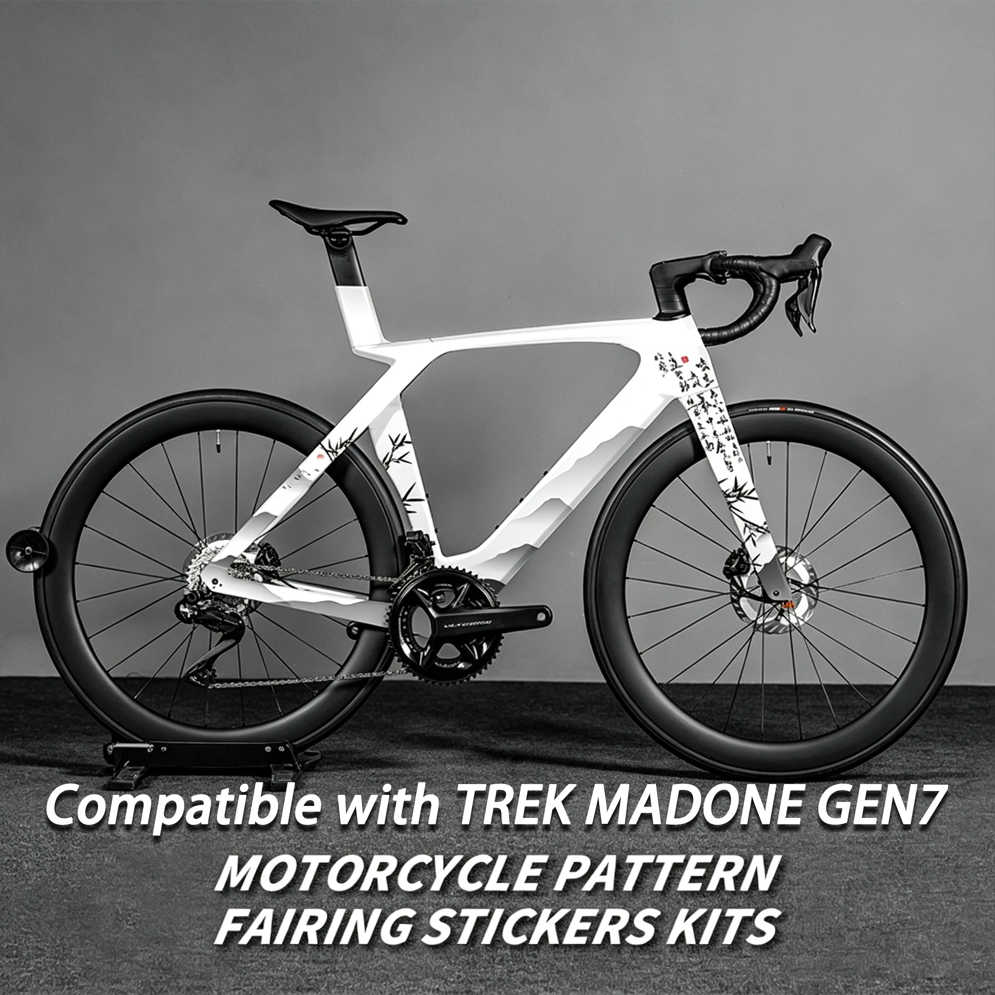 Фото Совместимая с велосипедной рамой TREK 7-го поколения Madone наклейка-пленка для полной оклейки, защита от царапин, без остатков №2